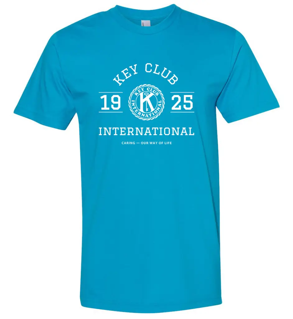 Key Club Varsity T-Shirt - Teal.webp